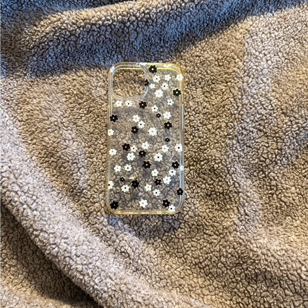 Clear Floral iPhone 14 Case